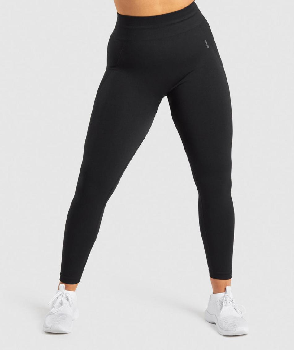 Leggins Gymshark Flex High Waisted Mujer Negras Gris | CO 2896QMA